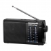 Radio Portatil Ecopower EP-F30 - AM/FM/SW - Aux - Recarregavel - Preto