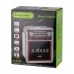 Radio Portatil Ecopower EP-F87B - AM/ FM/ SW - USB/ SD/ Aux - Recarregavel - Vermelho