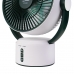 Ventilador Portatil Ecopower EP-V005 - 24W - 9" - Recarregavel - Bivolt - Verde e Branco