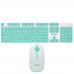 Tec/Mouse FTX FTXGK600 Wireless Portugues Bran/Ver