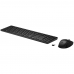 Kit Mouse e Teclado HP 655 - Sem Fio - Ingles - Preto