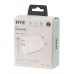 Carregador Hye HYEC44C - 30W - Tipo c/USB - Cabo Tipo C - Bivolt - Branco