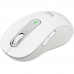 Mouse Logitech Signature M650L - Sem Fio - 4000 Dpi - 5 Botoes - Branco
