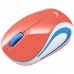 Mouse Sem Fio Logitech M187 Ate 1.000 Dpi - Laranja/Branco