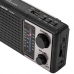 Radio Portatil Megastar RX28BT com SD/USB/Bluetooth - Preto/Prata