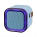 Speaker Midi Pro MDP-005 - USB/Aux/SD - Bluetooth - 5W - com 2X Microfones - Azul
