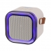 Speaker Midi Pro MDP-005 - USB/Aux/SD - Bluetooth - 5W - com 2X Microfones - Beige