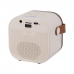 Speaker Midi Pro MDP-005 - USB/Aux/SD - Bluetooth - 5W - com 2X Microfones - Beige