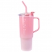 Garrafa Termica Midi Pro MDP-1.2 - Kit 3 Em 1 - Rosa