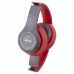 Fone de Ouvido Mox MO-F900 - Bluetooth - 3.5MM - Cinza e Vermelho