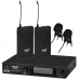 Sistema de Microfone Sem Fio Prosper P-6182 com 2 Microfones Bivolt - Preto