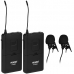 Sistema de Microfone Sem Fio Prosper P-6182 com 2 Microfones Bivolt - Preto