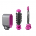 Escova Secadora Quanta Perfectlook QTKCS7001 - 1300W - Kit 4 Em 1 - Bivolt - Cinza e Rosa