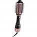 Kit Escova Secadora Quanta QTKCS7001 4 Em 1 Bivolt - Preto/Rosa