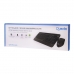 Kit Mouse e Teclado Quanta QTKTM12 - Sem Fio - 1600DPI - Portugues - Preto