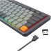 Teclado Gamer Redragon Azure K652GG Pro RGB 75% Switch Red Bluetooth - Cinza