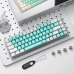 Teclado Gamer Redragon Castor K631RGW Pro RGB Backlighting Bluetooth - Branco/Verde