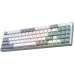 Teclado Gamer Redragon K628-RGB-WG Pollux RGB USB - Branco/Cinza