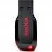 Pendrive Sandisk Cruzer Blade Z50 SDCZ50-64G - 64GB - Preto e Vermelho
