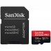 Cartao de Memoria Micro SD de 128GB Sandisk Extreme Pro SDSQXCD-128G-GN6MA - Vermelho/Preto