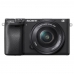 Camera Digital Sony A6400 ILCE-6400L Kit - 24.2MP - Lente 50MM - Wi-Fi - Bluetooth - Tela 3" - Preto