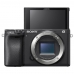 Camera Digital Sony A6400 ILCE-6400L Kit - 24.2MP - Lente 50MM - Wi-Fi - Bluetooth - Tela 3" - Preto