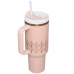 Copo Termico Stanley Quencher Flowstate Tumbler de 1.18 Litros - Blush Gloss Deco