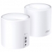 Roteador Wireless TP-Link Deco X60 AX5400 (2-Pack) Dual Band 574 + 4804 MBPS - Branco