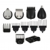 Maquina de Cortar Cabelo VGR V-107 - 11 Em 1 - Recarregavel - Preto e Prata