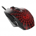 Mouse Gamer Xtech Edicao Spider-Man XTM-M520SM - com Fio - 2400 Dpi - 7 Botoes - Preto