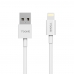 Carregador Yookie KI22 - 18W - Cabo USB Lightning - Bivolt - Branco