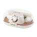 Fone de Ouvido Yookie YKS221 - Bluetooth - Branco e Marrom