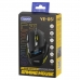 Mouse Gamer Yookie YE05 - com Fio - 2400DPI - 7 Botoes - RGB - Preto