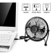 Mini Ventilador Pequeno Silencioso Usb Mesa Notebook Pc 2,5w