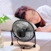 Mini Ventilador De Mesa Usb Portátil Ultra Silencioso Forte Cor Da Estrutura Preto Diâmetro 14 Cm Frequência 2w Material Das Pás Alumínio Quantidade De Pás 4