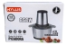 Moedor Elétrico Potente Carne Picador Legumes Temperos 850w Cor Prata com preto