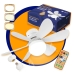 Ventilador De Teto Com Lâmpada Cor Branca Bivolt Silencioso 6 Pás Com Controle Remoto Para Bocal E27 - Good Vision