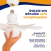 Ventilador De Teto Com Lâmpada Cor Branca Bivolt Silencioso 6 Pás Com Controle Remoto Para Bocal E27 - Good Vision