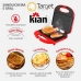Sanduicheira Grill Vermelha 750w Kian Cor Vermelho