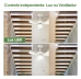 Ventilador De Teto Silencioso E Econômico Com Luz Led, 3 Cores Ajustáveis, 6 Velocidades, Timer E Controle Remoto Instalação Fácil, Ideal Para Quarto, Sala, Cozinha E Escritório