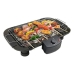 Churrasqueira Elétrica Portátil Grill Sem Fumaça Para Apartamento Casa 220v Com Controle De Temperatura 2000w Cor Preto - Tecnoneel
