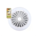 Ventilador De Teto Com Lâmpada Led Com Controle Remoto 3 Mod Diâmetro 230 Mm
