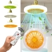 Ventilador De Teto Com Lâmpada Led Com Controle Remoto 3 Mod Diâmetro 230 Mm