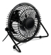 Mini Ventilador De Mesa Usb Silencioso Potente Portátil Leve Diâmetro 15 cm Material das pás Metal Quantidade de pás 4 USB 5V