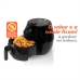 Fritadeira Elétrica Sem Óleo Air Fryer Tronos AF4001-M - 3 Litros - 1400W - Preto