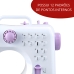 Máquina de Costura Elétrica Portátil 12 Pontos Kit Agulhas Pedal Luz Alça Importway Iwmc-505C