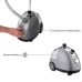 Steamer Ferro Vaporizador De Roupas Cortinas Sofá Cor Cinza