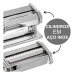 Walura Cilindro P/ Massas Aço Inox Massa Maquina De Macarrão Caseiro Talharim