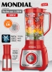Liquidificador Mondial Turbo Inox L-1200 12 Vel. com Filtro 1200W 220V/60HZ