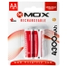 Pilha Recarregavel AA Mox MOB2AA43 de 4.300 Mah 1.2V - 2 Unidades